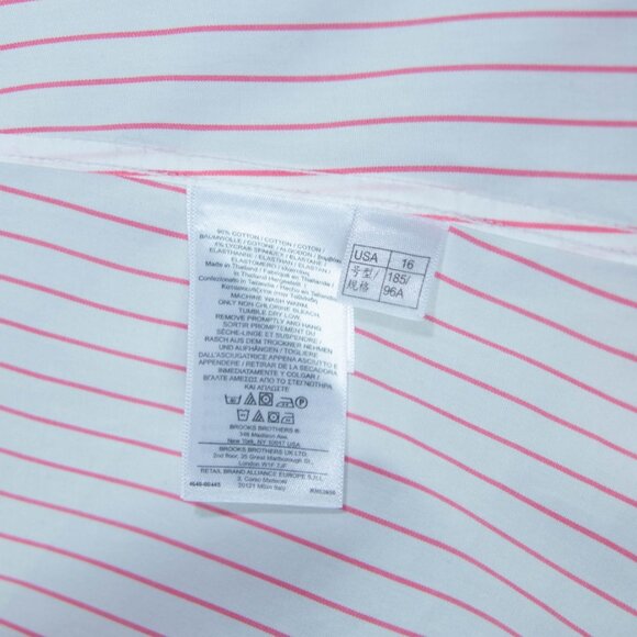 Brooks Brothers Button Down Dress Shirt Size 16 - Picture 3 of 5